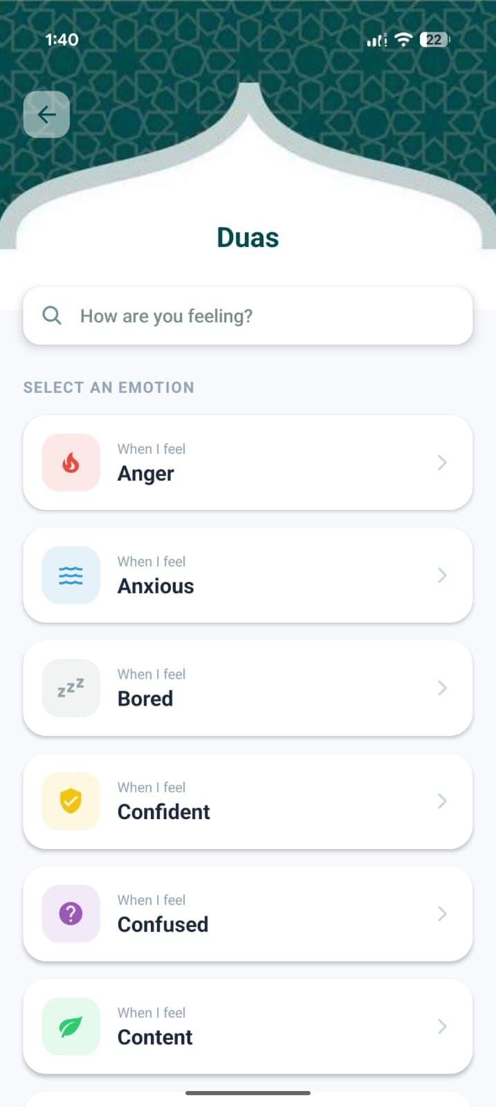 Deenify — screen 2