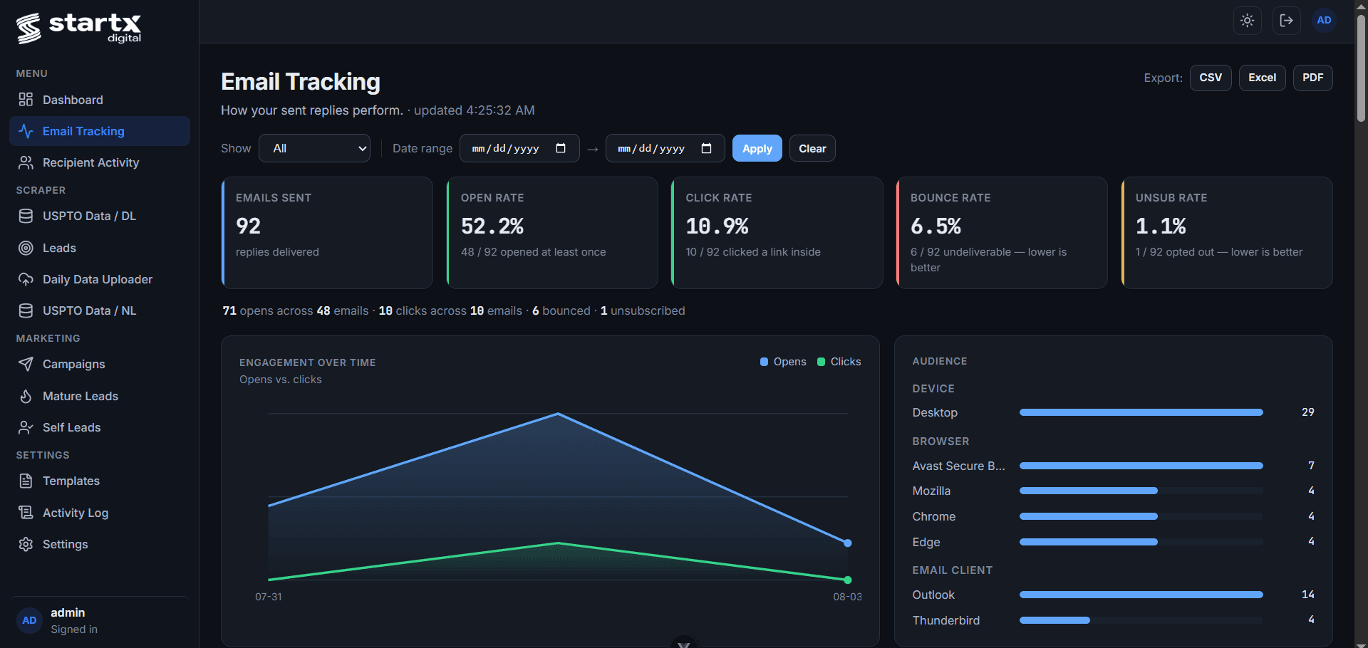 LeadPilot AI — screen 1